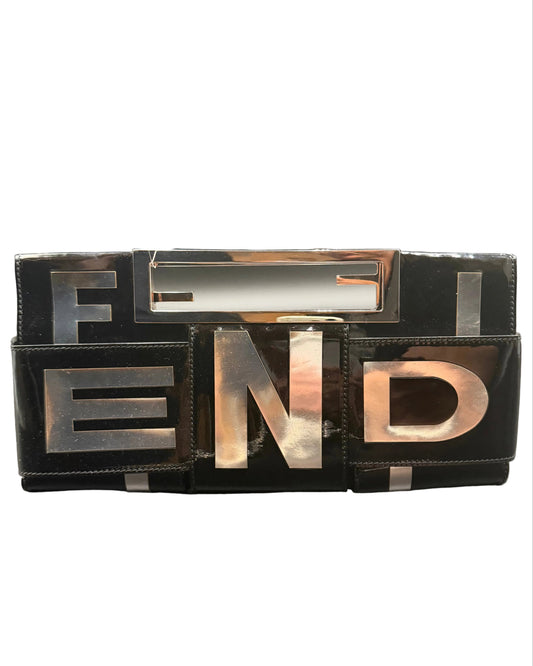 Fendi Crossword Clutch