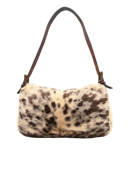 Fendi Dalmatian Pony Hair Baguette