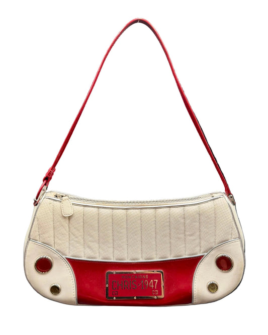 Dior Red and White Cadillac Bag