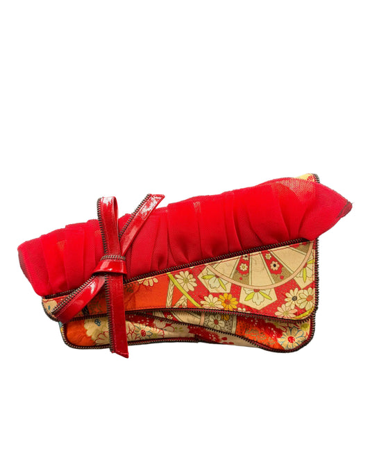 Dior Chinoiserie Saddle Clutch