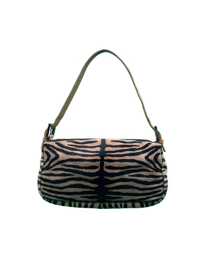 Fendi Zebra Pony Hair Baguette