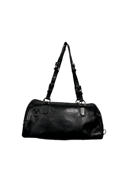 Dior Black Pierced Hardcore Boston Bag