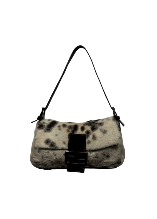 Dalmatian Pony Hair Baguette