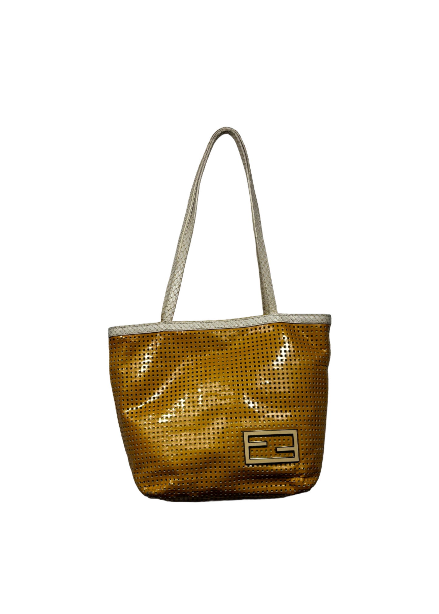 Orange Perforated Tote