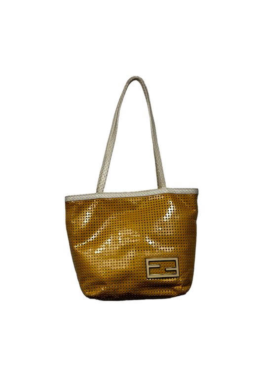 Orange Perforated Tote