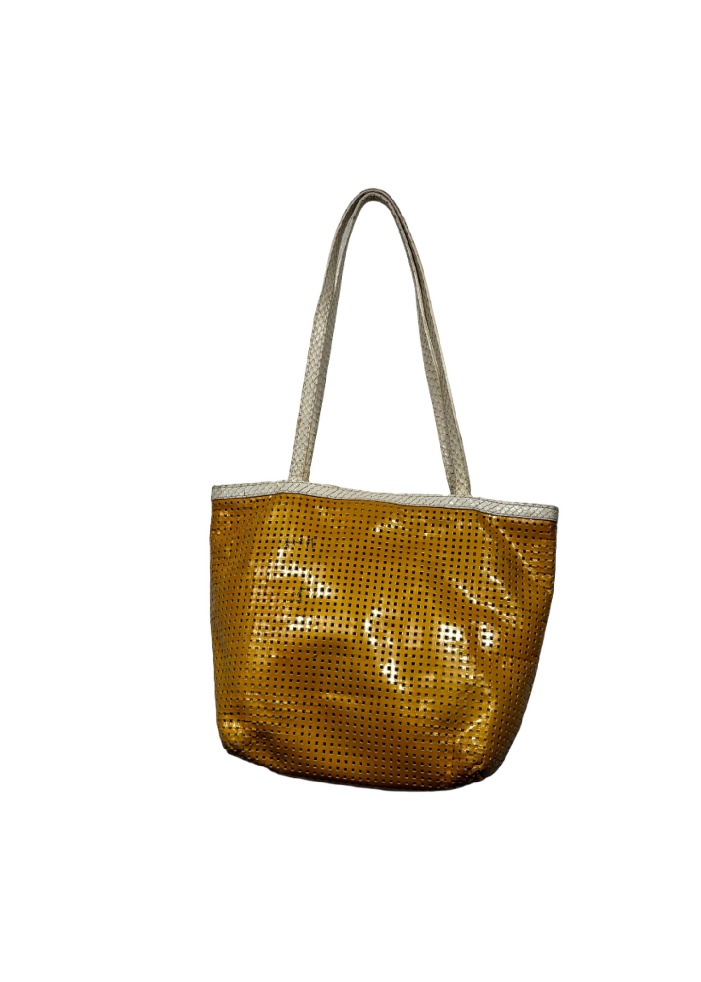 Orange Perforated Tote