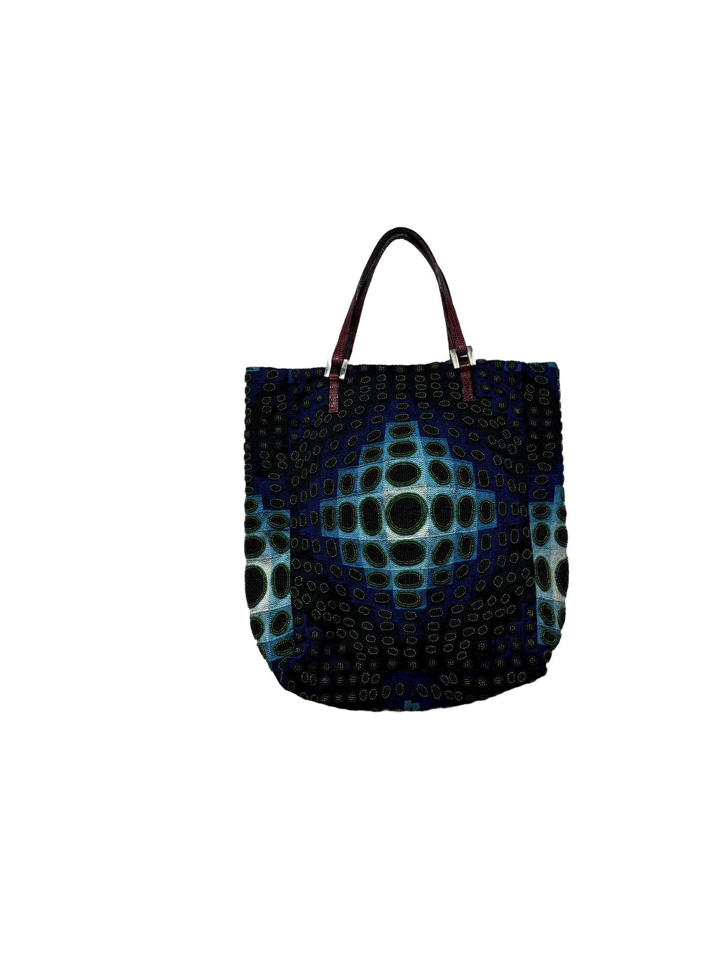 Beaded Vasarely Fendi Tote