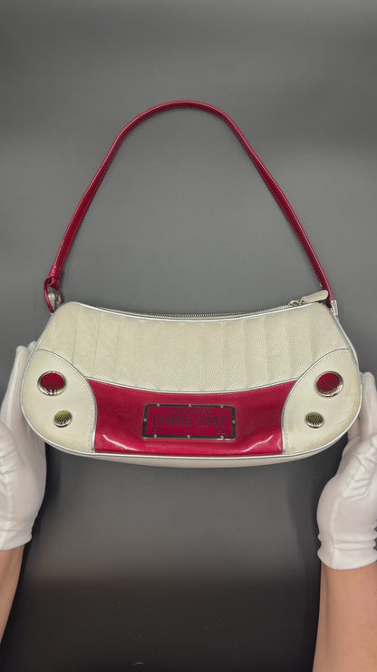 Dior Red and White Cadillac Bag